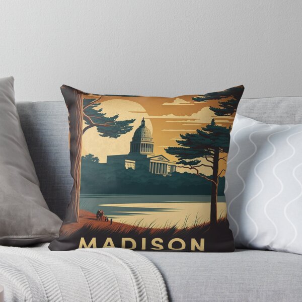 Artikelvorschau, Madison, Wisconsin - Poster im Nationalpark-Stil entworfen und verkauft von ArtipactDesign.