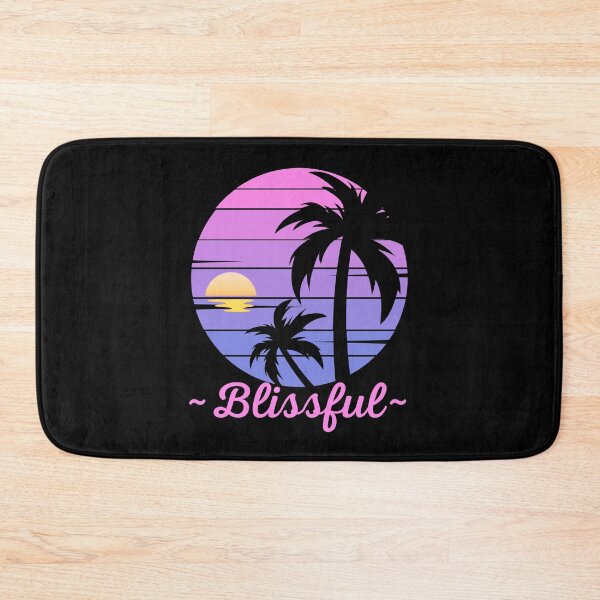 Item preview, Blissful, Blissful Beach, Tropical Vintage Sunset, Beach Lifestyle, Girl's Trip designed and sold by Sun Sand & Sea Art.