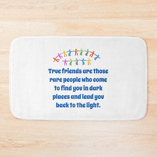 Item preview, True Friends Are Those Rare People - Friendship Quote  designed and sold by CrankyOldDude.