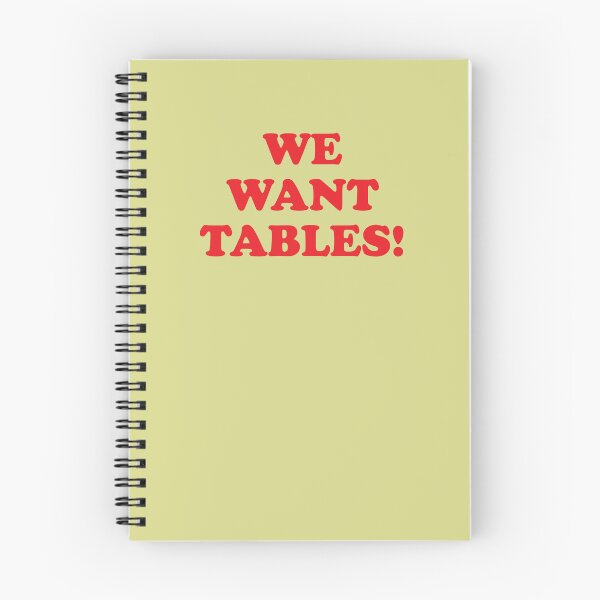 Item preview, We want tables! designed and sold by GradientPowell.