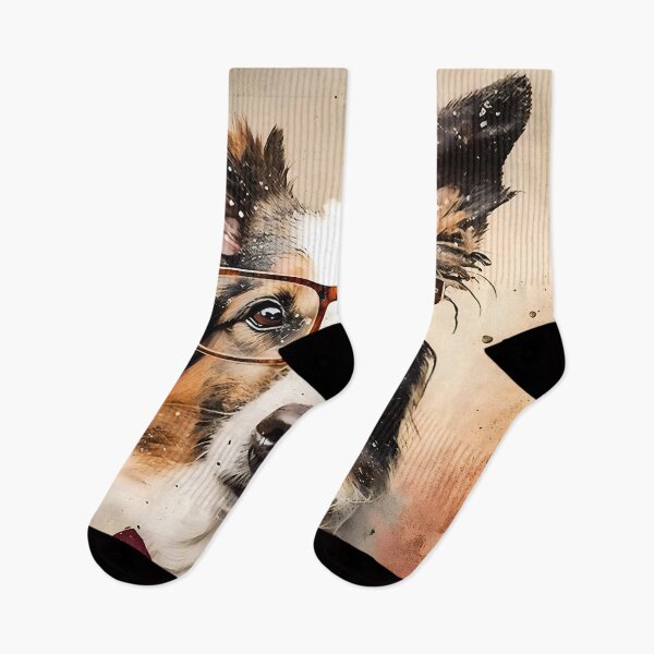 Item preview, Larry the short sighted border collie designed and sold by EmilyDayDreams.