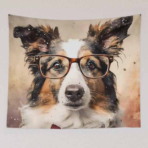 Item preview, Larry the short sighted border collie designed and sold by EmilyDayDreams.