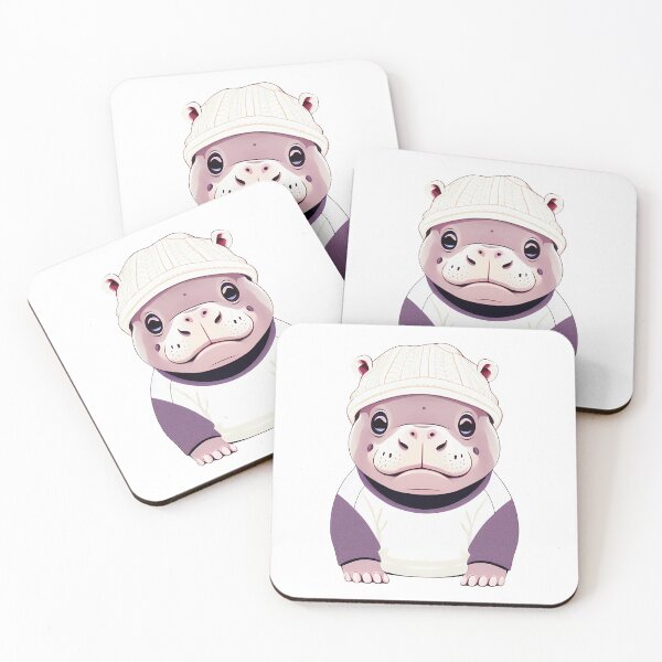 Item preview, Cute baby hippo illustration 15 designed and sold by vishalraifx.
