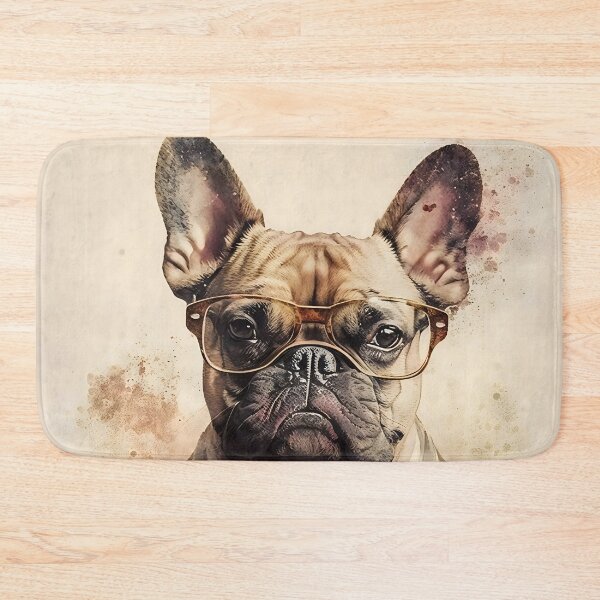 Item preview, Butch, the short sighted French bulldog designed and sold by EmilyDayDreams.