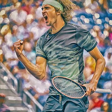 Download Alexander Zverev Tennis Serve Wallpaper | Wallpapers.com