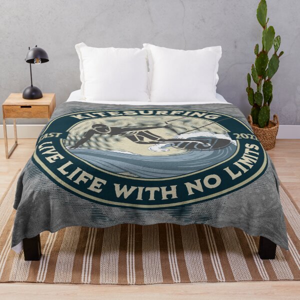 Item preview, Kitesurfing - Live Life With No Limits designed and sold by LifeofWindy.