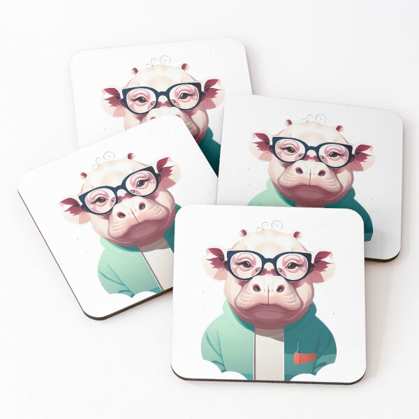 Item preview, Cute baby hippo illustration 17 designed and sold by vishalraifx.