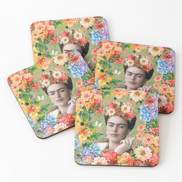 Item preview, Frida Kahlo Flowered designed and sold by Muycote.