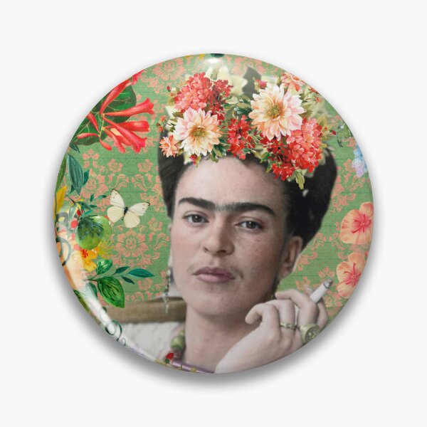 Item preview, Frida Kahlo Flowered designed and sold by Muycote.