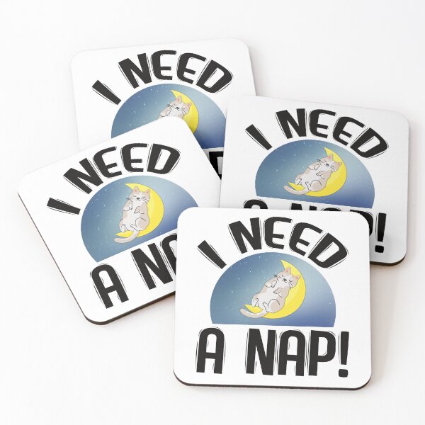 Item preview, I Need a Nap, Cat Nap, Funny Gift for Nap Lover, Cat Lover designed and sold by DADA635.