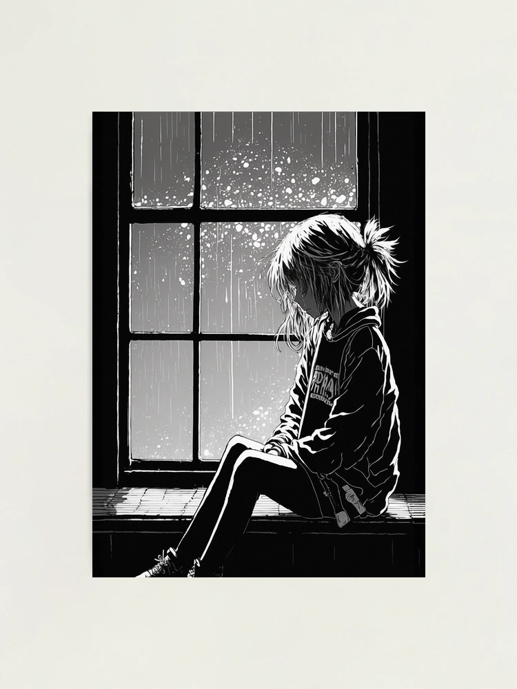 Sad Boy Photographic Print for Sale by Harukuradesu0
