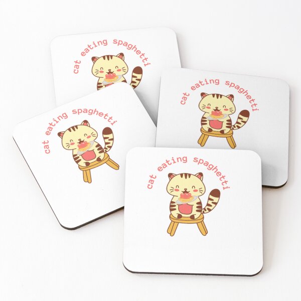 Item preview, cat eating spaghetti , funny  designed and sold by Filip  Zubac.