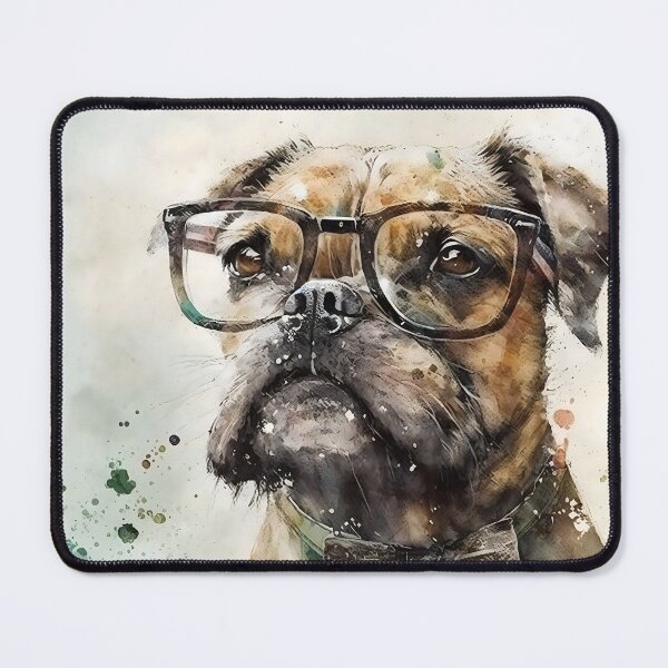 Item preview, Biscuit, the short sighted border terrier designed and sold by EmilyDayDreams.