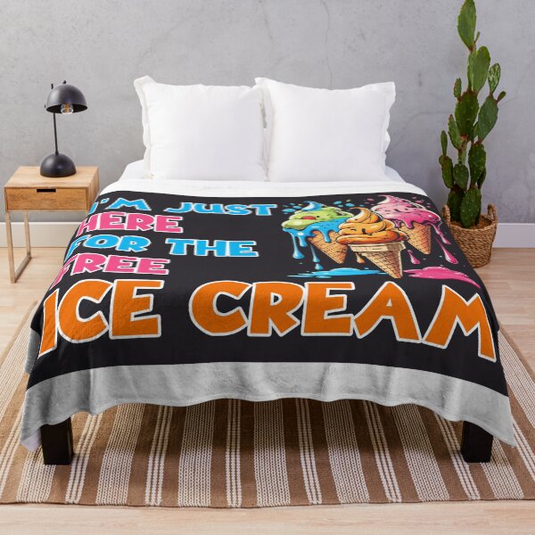 Item preview, Im Just Here For The Free Ice Cream designed and sold by Art-Ona.