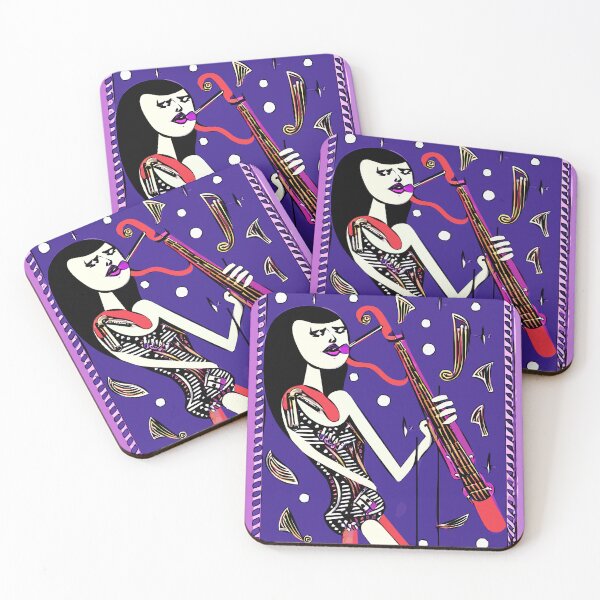 Item preview, "Cosmic Saxophonist" designed and sold by FunnyShopGirl.