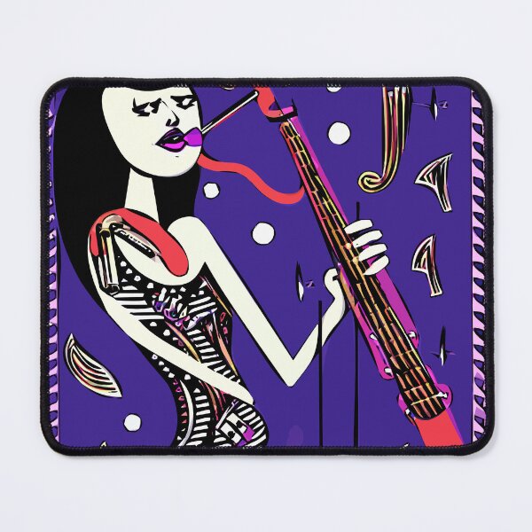 Item preview, "Cosmic Saxophonist" designed and sold by FunnyShopGirl.