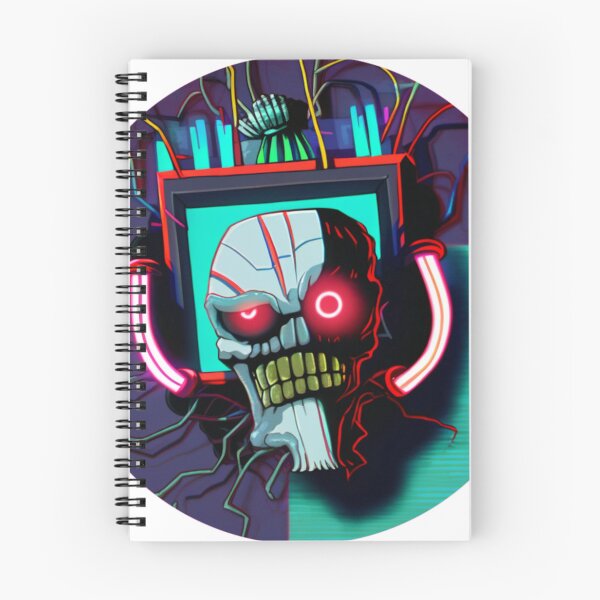 Item preview, Robot Skull CRT designed and sold by stabpunch.