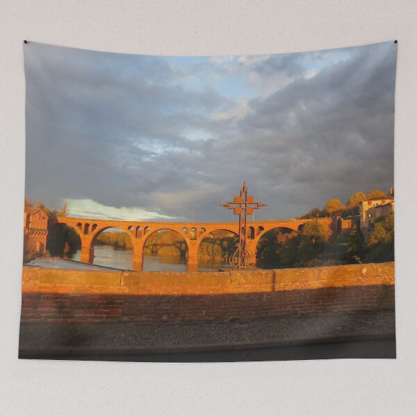 Item preview, vue du Pont-Vieux sur le pont neuf, Albi - France designed and sold by AHELENE.