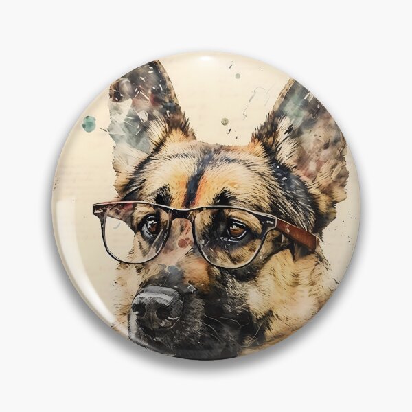 Artikelvorschau, Duke, der kurzsichtige Deutsche Schäferhund entworfen und verkauft von EmilyDayDreams.