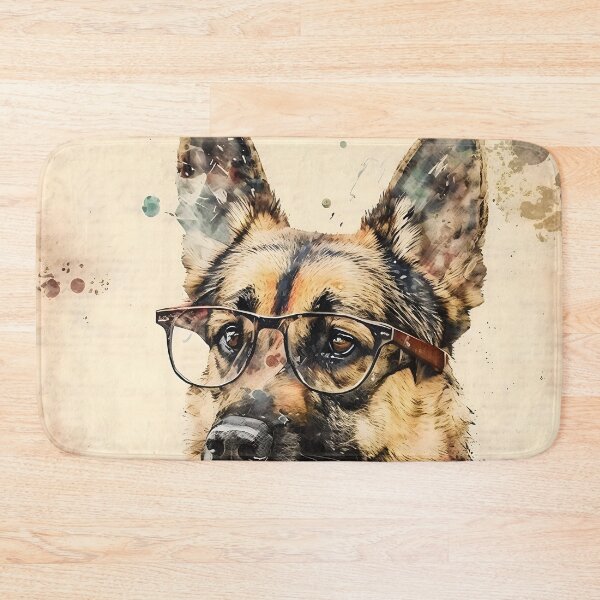 Item preview, Duke, the short sighted German shepherd designed and sold by EmilyDayDreams.