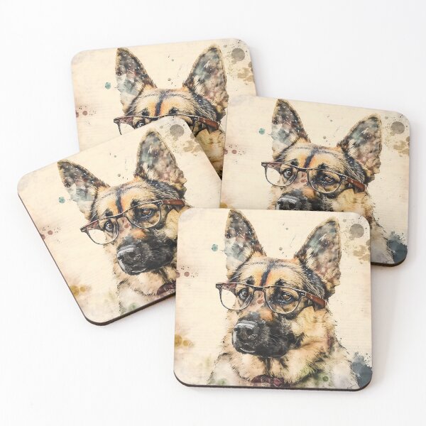 Item preview, Duke, the short sighted German shepherd designed and sold by EmilyDayDreams.
