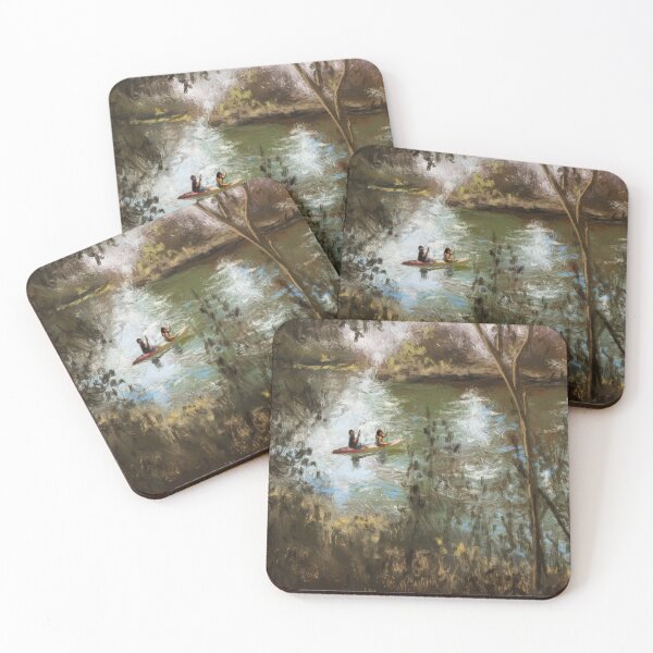 Item preview, Kayaking Three Sisters Springs designed and sold by TheArtCave.