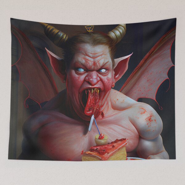 Item preview, Satanic Evil image of Satan's Greed designed and sold by The-Dark-Art.