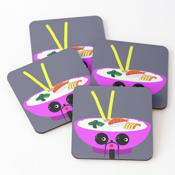 Item preview, sushi Bowl cartoon designed and sold by Nonsense and Relish.