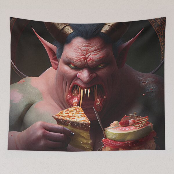Item preview, Satanic Evil image of Satan's Greed designed and sold by The-Dark-Art.