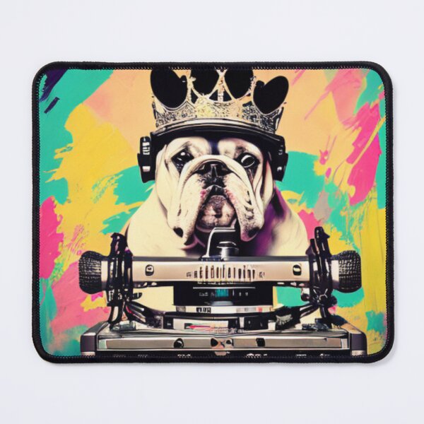 Item preview, Bite the Mic - The Doggy Rapper -  The Hip Hop Dog designed and sold by WBP Mart.