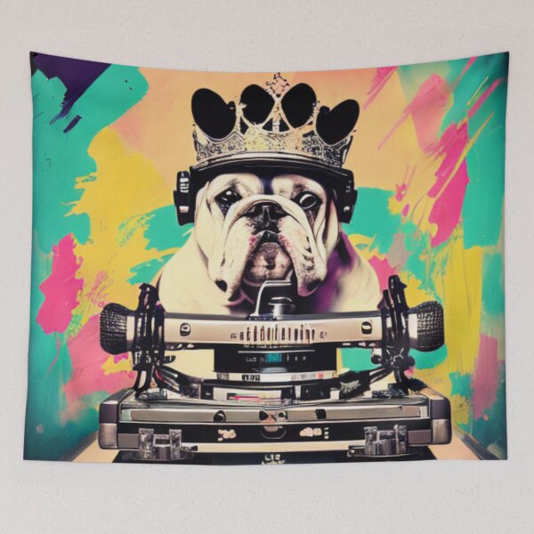 Item preview, Bite the Mic - The Doggy Rapper -  The Hip Hop Dog designed and sold by WBP Mart.