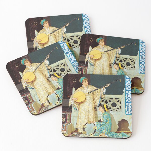 Item preview, Two Musician Girls | Osman Hamdi designed and sold by LaMadeleine.