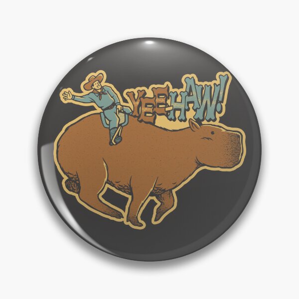 Item preview, Capybara Cowboy Yee Haw by Tobe Fonseca designed and sold by Tobe Fonseca®.
