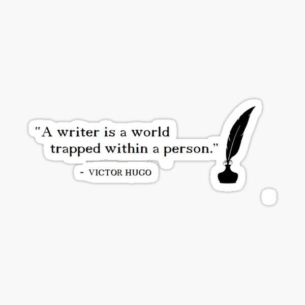 Item preview, Writer Quote, Victor Hugo designed and sold by Simon Shave.