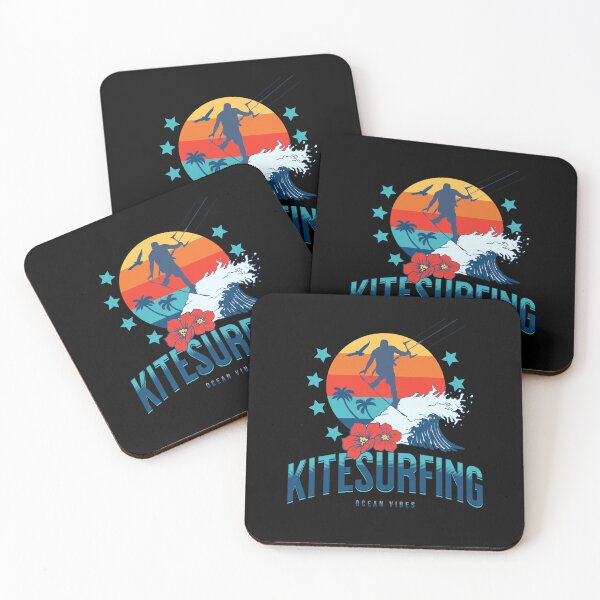 Item preview, Kitesurfing - Ocean Vibes designed and sold by LifeofWindy.