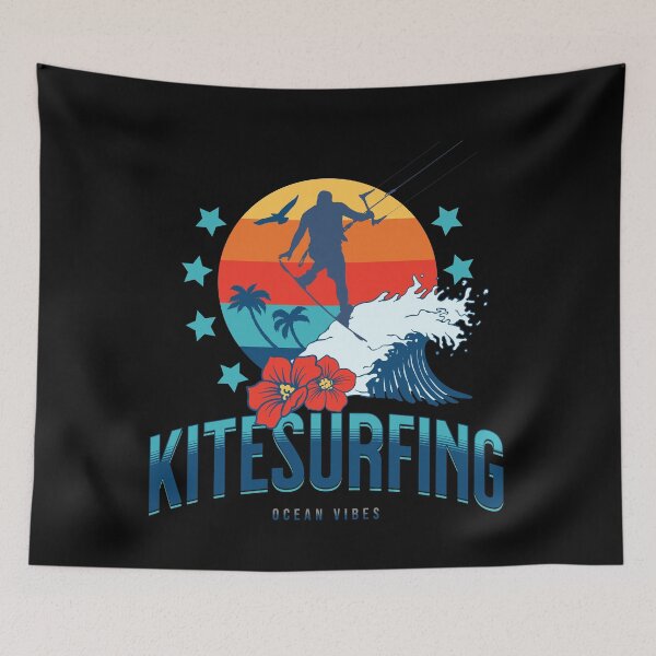 Item preview, Kitesurfing - Ocean Vibes designed and sold by LifeofWindy.