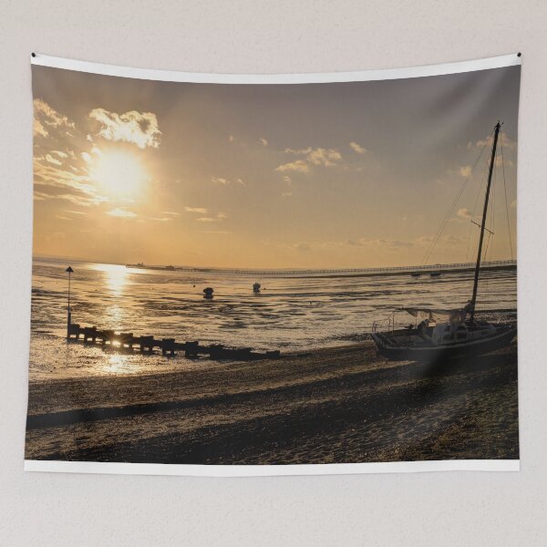 Item preview, Southend Beach sunset  designed and sold by hawkie.