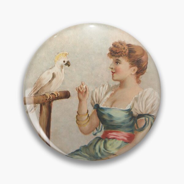 Item preview, Cockatoo Girl - Remastered 1890's Vintage Bird Art designed and sold by BirdFluffStuff.