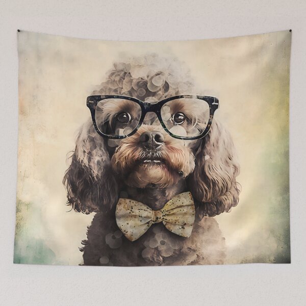 Item preview, Ollie, the short sighted poodle designed and sold by EmilyDayDreams.