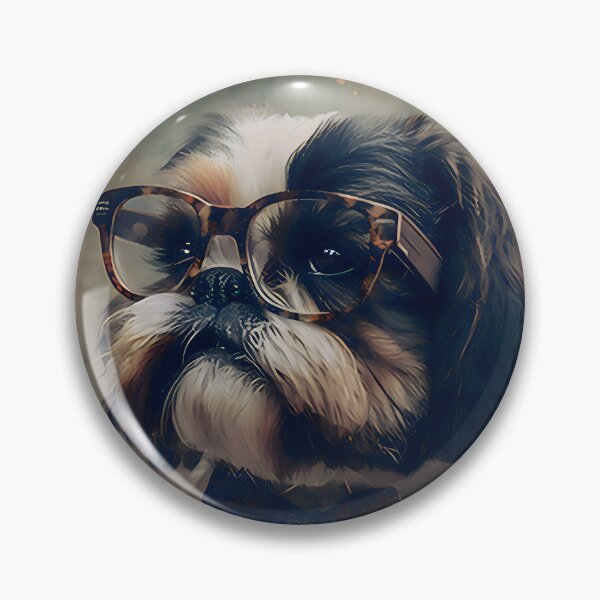 Artikelvorschau, Chewy, der kurzsichtige Shih Tzu entworfen und verkauft von EmilyDayDreams.