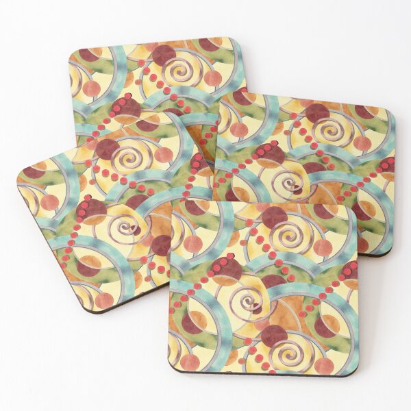 Item preview, Europa Deco Watercolour Design designed and sold by PatriciaSheaDesigns.