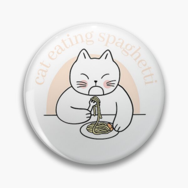 Item preview, cat eating spaghetti designed and sold by Filip  Zubac.