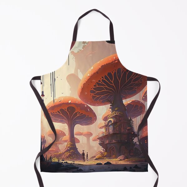 Item preview, Mushroom Inspired City Landscape In An Alien Fantasy World designed and sold by Styrman.