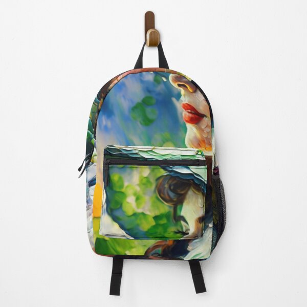 Item preview, Woman painting in aquarela Monet style designed and sold by pedrogag.