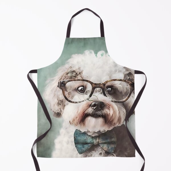 Item preview, Bowie, the short sighted Bichon Frisé designed and sold by EmilyDayDreams.