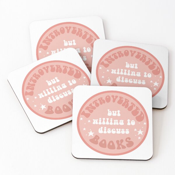 Item preview, Introverted But Willing to Discuss Books designed and sold by Adyson Lee.