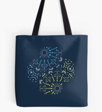 Python Mandala - Snakes version Tote Bag