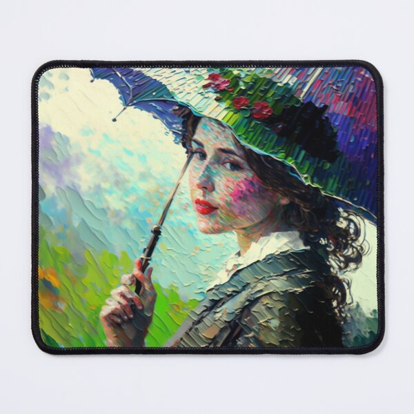 Item preview, Woman portrait monet style designed and sold by pedrogag.