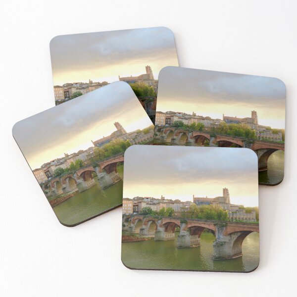 Item preview, The city of Albi, France and the old bridge designed and sold by AHELENE.