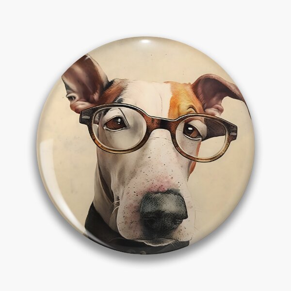 Artikelvorschau, Monty, der kurzsichtige englische Bullterrier entworfen und verkauft von EmilyDayDreams.